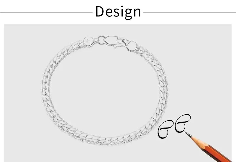 18K Gold Farbe Silber