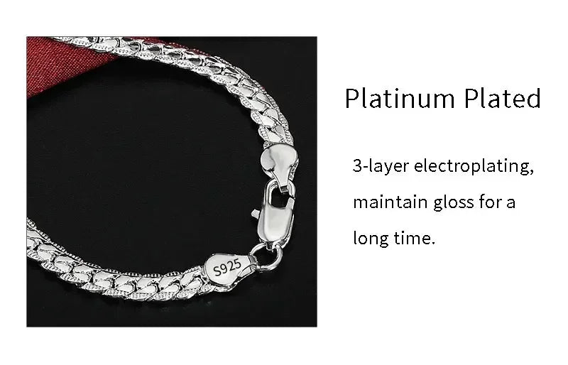 18K Gold Farbe Silber